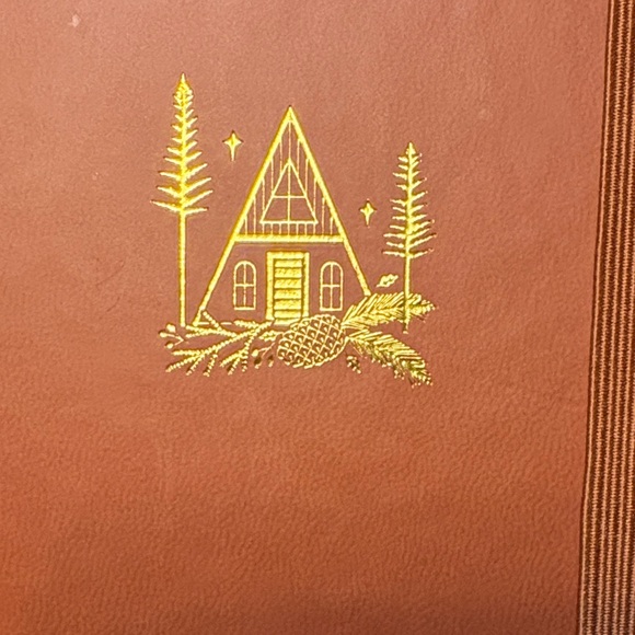 Archer & Olive Rustic Brown Journal with Elastic Closure - Picture 3 of 4